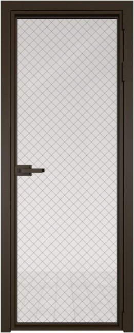 Фото -   Межкомнатная дверь 1AX профиль деорэ матовый   | фото в интерьере