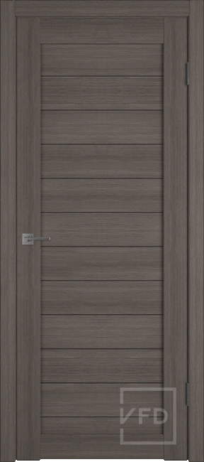 Фото -   Межкомнатная дверь "Атум Х6", пг, грей (GREY)   | фото в интерьере