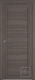 Фото -   Межкомнатная дверь "Атум Х6", пг, грей (GREY)   | фото в интерьере