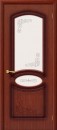 Фото -   Межкомнатная дверь "Азалия", по, макоре   | фото в интерьере