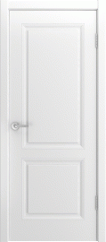 Фото -   Межкомнатная дверь "Bellini-222", пг, белый   | фото в интерьере
