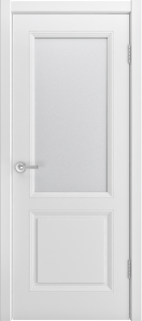 Фото -   Межкомнатная дверь "Bellini-222", по, белый   | фото в интерьере