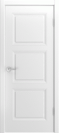 Фото -   Межкомнатная дверь "Bellini-333", пг, белый   | фото в интерьере
