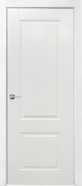 Фото -   Межкомнатная дверь "Борнель 2Ф", пг, белый   | фото в интерьере