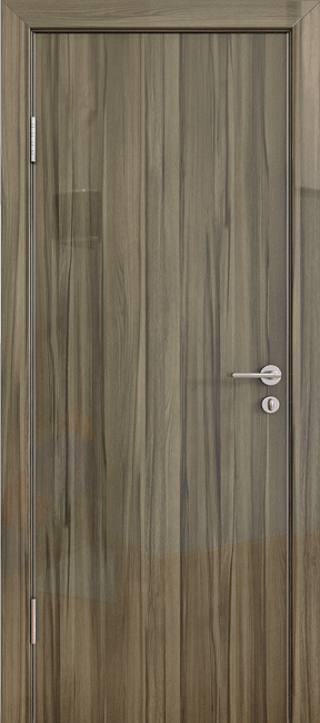 Фото -   Межкомнатная дверь ДГ-500, сосна глянец   | фото в интерьере