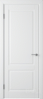 Фото -   Межкомнатная дверь "Доррен", пг, белый   | фото в интерьере