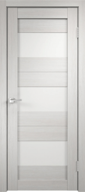 Фото -   Межкомнатная дверь "Duplex 5", по, дуб беленый   | фото в интерьере