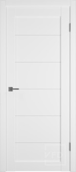 Межкомнатная дверь "E32", пг, Эмалекс белый (Ice)