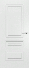 Фото -   Межкомнатная дверь "Клео", пг, белый   | фото в интерьере