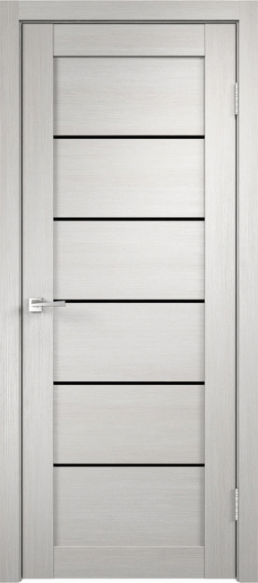 Фото -   Межкомнатная дверь "Linea 1", по, Дуб белый   | фото в интерьере
