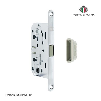 Защелка врезная магнитная под фиксатор PORTA DI PARMA Polaris Полированный хром M.01WC.01