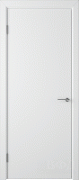 Фото -   Межкомнатная дверь "Ньюта (59ДГ0)", пг, белый   | фото в интерьере