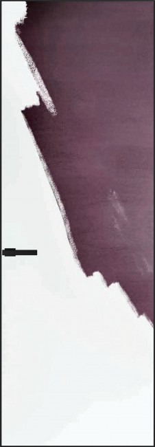 Фото -   Межкомнатная дверь 0PA профиль черный матовый   | фото в интерьере