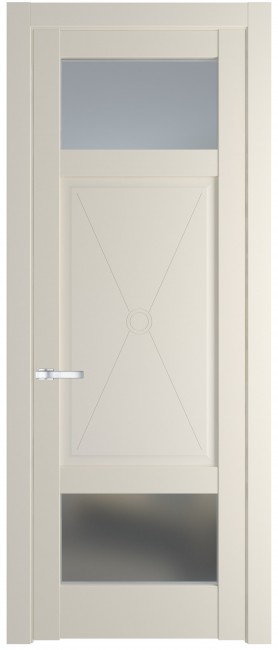 Фото -   Межкомнатная дверь 1.3.2PM Кремовая Магнолия   | фото в интерьере