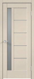 Фото -   Межкомнатная дверь "Premier 3", по, ясень капучино   | фото в интерьере
