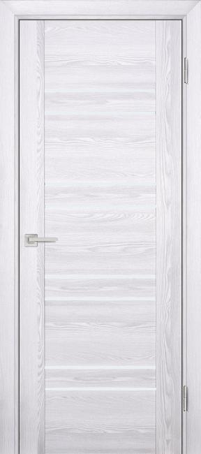 Фото -   Межкомнатная дверь "PSK-1", по, ривьера айс   | фото в интерьере