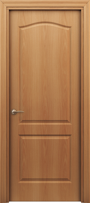 Фото -   Межкомнатная дверь "ПАЛИТРА 11-4", пг, миланский орех   | фото в интерьере