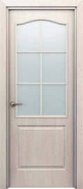 Фото -   Межкомнатная дверь "ПАЛИТРА 11-4", по, дуб паллада   | фото в интерьере