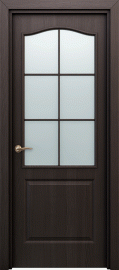Фото -   Межкомнатная дверь "ПАЛИТРА 11-4", по, венге   | фото в интерьере