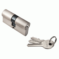 Фото -   Цилиндр, ключ-ключ, Rucetti, R60C SN, никель   | фото в интерьере