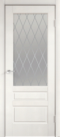 Фото -   Межкомнатная дверь "SCANDI 3V", по, белая   | фото в интерьере