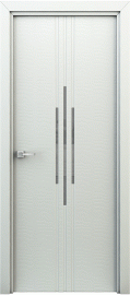 Фото -   Межкомнатная дверь "Сафари", по, белая   | фото в интерьере