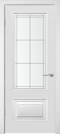 Фото -   Межкомнатная дверь "СИМПЛ-2", по, белый   | фото в интерьере