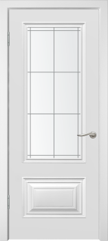 Межкомнатная дверь "СИМПЛ-2", по, белый