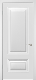Фото -   Межкомнатная дверь "СИМПЛ-2", пг, белый   | фото в интерьере