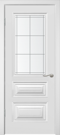 Фото -   Межкомнатная дверь "СИМПЛ-3", по, белый   | фото в интерьере