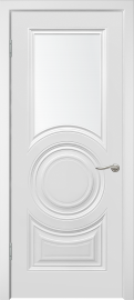 Фото -   Межкомнатная дверь "СИМПЛ-4", по, белый   | фото в интерьере