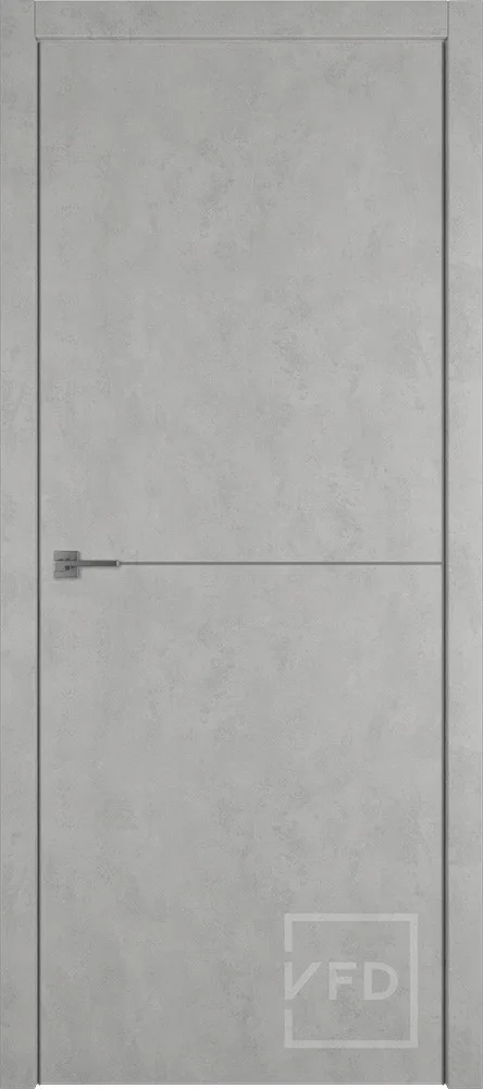 Межкомнатная дверь "УРБАН 1" (URBAN 1), пг, Антик лофт, (Antic loft) (алюминиевый молдинг)