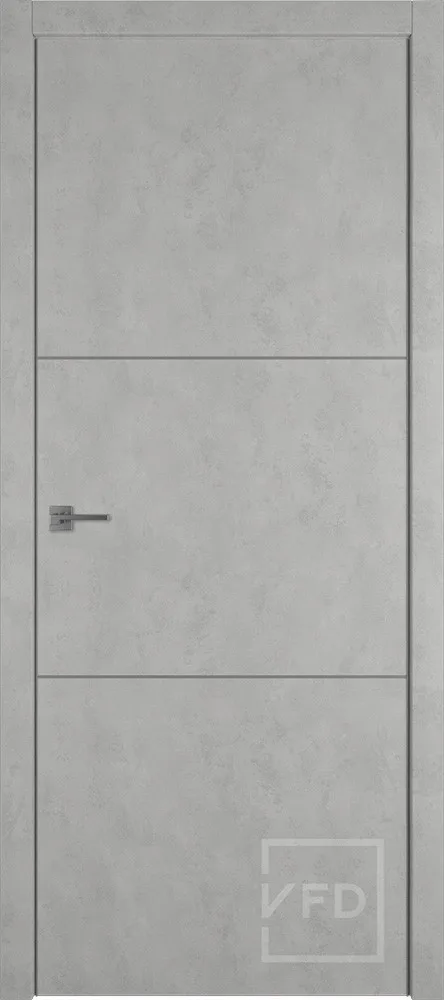 Межкомнатная дверь "УРБАН 2" (URBAN 2), пг, Антик лофт (Antic Loft) (алюминиевый молдинг)