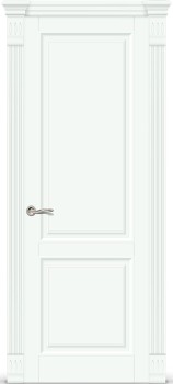 Межкомнатная дверь "Венеция 1", пг, белая эмаль