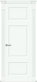 Фото -   Межкомнатная дверь "Венеция 5", пг, белая эмаль   | фото в интерьере