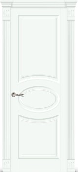 Межкомнатная дверь "Венеция 7", пг, белая эмаль