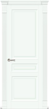 Межкомнатная дверь "Венеция 2", пг, белая эмаль