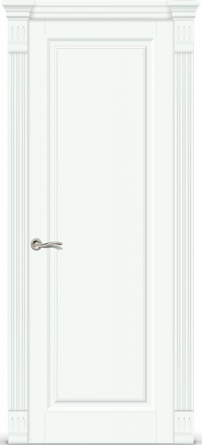 Фото -   Межкомнатная дверь "Венеция", пг, белая эмаль   | фото в интерьере