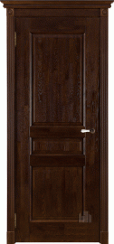 Фото -   Межкомнатная дверь "Виктория", пг, античный орех   | фото в интерьере