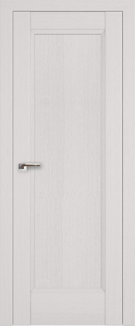 Фото -   Межкомнатная дверь "100х", пг, пекан белый   | фото в интерьере