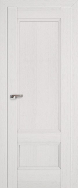 Фото -   Межкомнатная дверь "105х", пг, пекан белый   | фото в интерьере