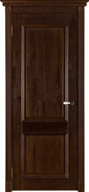 Фото -   Межкомнатная дверь "Афина", пг, античный орех   | фото в интерьере