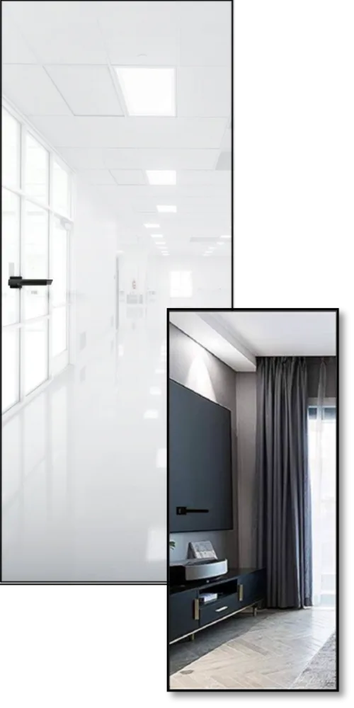 ARGENTUM Ag1/Pt1 Cristal White (Зеркало + ПЭТ RENOLIT Глянец)