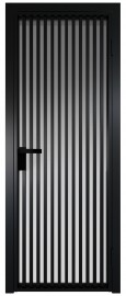 Фото -   Межкомнатная дверь AG-11, черная матовая, стекло закаленное 6 мм   | фото в интерьере