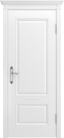Фото -   Межкомнатная дверь "Аккорд В1", пг, белый   | фото в интерьере
