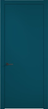 Межкомнатная дверь "Акри", пг, NSC S-5540-B20G4 (синяя)