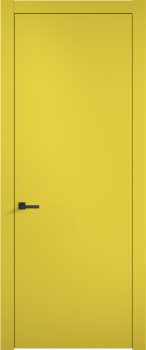 Межкомнатная дверь "Акри", пг, NCS S 1060-G90Y (желтая)
