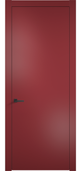 Межкомнатная дверь "Акри", пг, RAL 3003 (пурпурно-красный)