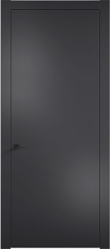 Межкомнатная дверь "Акри", пг, RAL 9004 (черная)