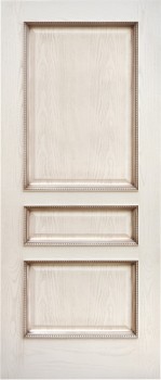 Межкомнатная дверь "Альба", пг, ясень карамельный с патиной